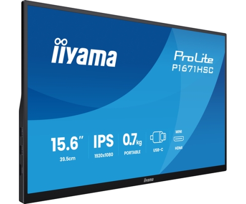 iiyama ProLite P1671HSC-B1 pantalla para PC 39,6 cm (15.6