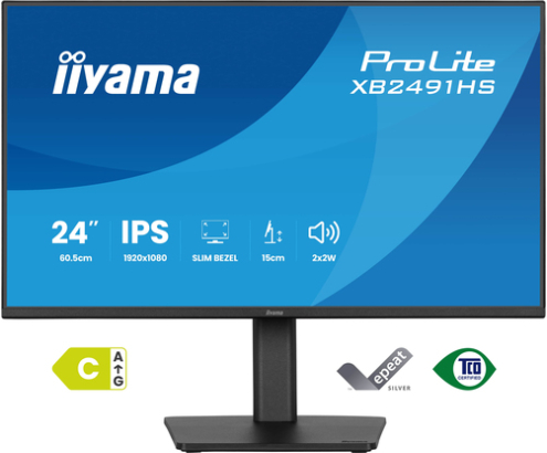 iiyama ProLite XB2491HS-B1 pantalla para PC 60,5 cm (23.8