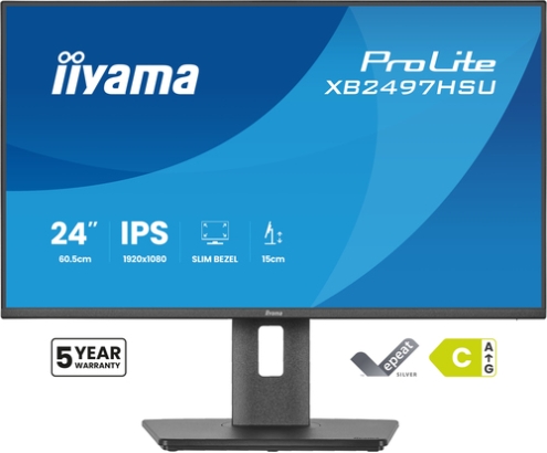 iiyama ProLite XB2497HSU-B1 pantalla para PC 60,5 cm (23.8