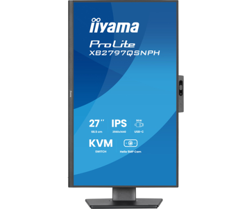 iiyama ProLite XB2797QSNPH-B1 27IN IPS LCD 4MS 2560X1440 350CD/M2 HDMI/DP/USB 2 pantalla para PC 68,6 cm (27