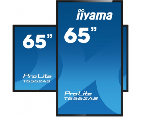 iiyama T6562AS-B1 pantalla de señalización Panel plano interactivo 163,8 cm (64.5