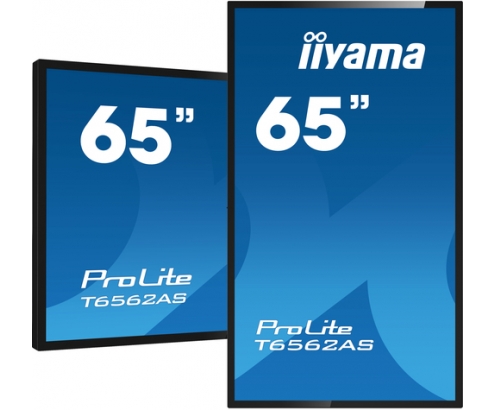 iiyama T6562AS-B1 pantalla de señalización Panel plano interactivo 163,8 cm (64.5