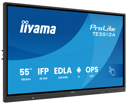 iiyama TE5513A-B2AG pantalla de señalización Panel plano interactivo 138,7 cm (54.6