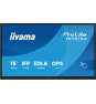 iiyama TE7513A-B2AG pantalla de señalización Panel plano interactivo 190,5 cm (75