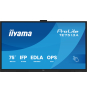 iiyama TE7513A-B2AG pantalla de señalización Panel plano interactivo 190,5 cm (75