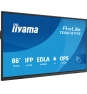 iiyama TE8612MIS-B4AG pantalla de señalización Panel plano interactivo 2,17 m (85.6