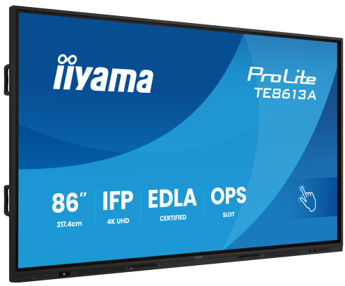 iiyama TE8613A-B2AG pantalla de señalización Diseño de quiosco 2,17 m (85.6
