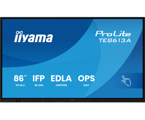 iiyama TE8613A-B2AG pantalla de señalización Diseño de quiosco 2,17 m (85.6