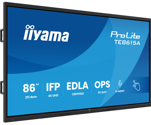 iiyama TE8615A-B2AG pantalla de señalización Diseño de quiosco 2,17 m (85.6