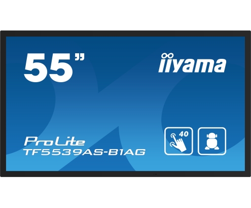 iiyama TF5539AS-B1AG pantalla de señalización Pantalla plana para señalización digital 138,7 cm (54.6