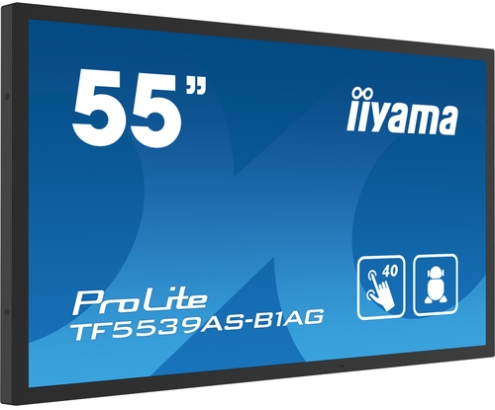 iiyama TF5539AS-B1AG pantalla de señalización Pantalla plana para señalización digital 138,7 cm (54.6