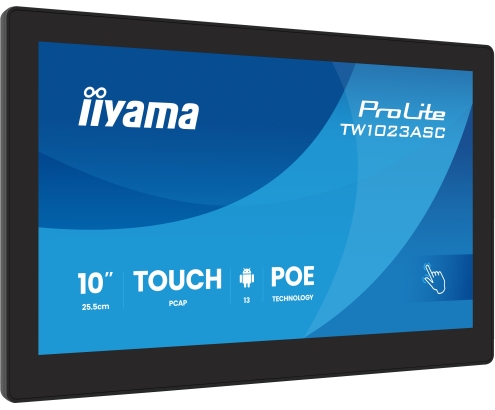 iiyama TW1023ASC-B3P pantalla de señalización Pantalla plana para señalización digital 25,6 cm (10.1