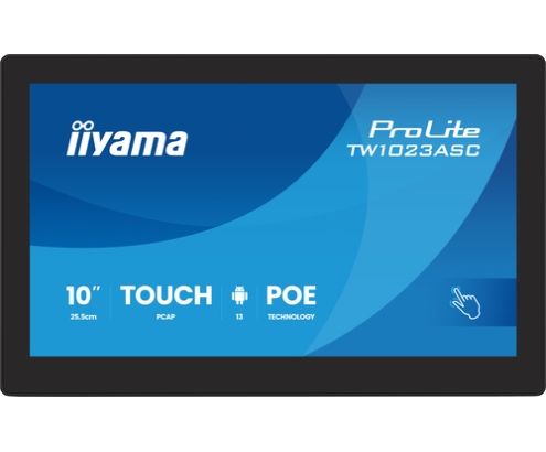 iiyama TW1023ASC-B3P pantalla de señalización Pantalla plana para señalización digital 25,6 cm (10.1