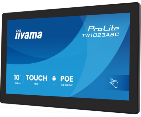 iiyama TW1023ASC-B3P pantalla de señalización Pantalla plana para señalización digital 25,6 cm (10.1