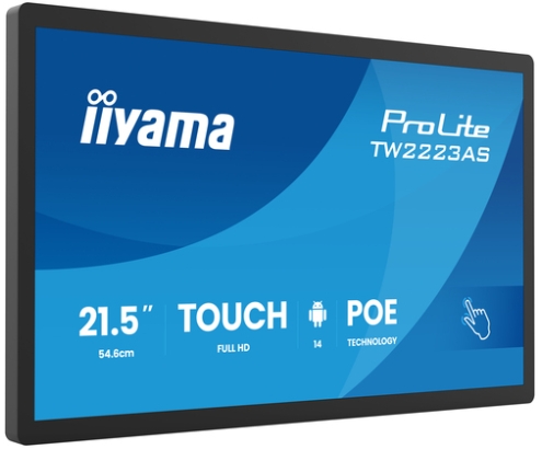 iiyama TW2223AS-B3P pantalla de señalización Panel plano interactivo 54,6 cm (21.5