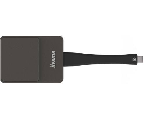 iiyama WP D002C adaptador Smart TV USB 4K Ultra HD Negro, Plata