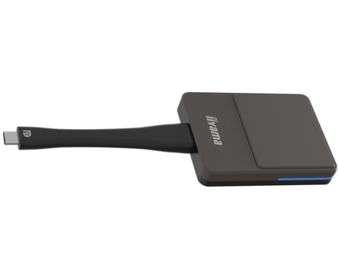iiyama WP D002C adaptador Smart TV USB 4K Ultra HD Negro, Plata