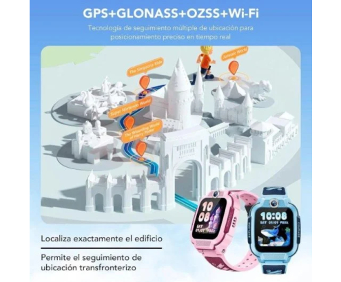 imoo Z3 Relojes inteligentes y deportivos para niños Digital Azul GPS (satélite)