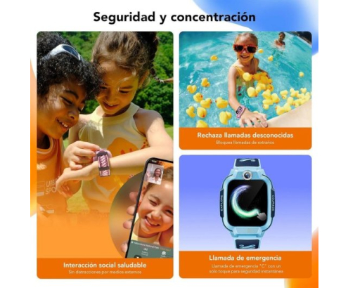 imoo Z3 Relojes inteligentes y deportivos para niños Digital Rosa GPS (satélite)