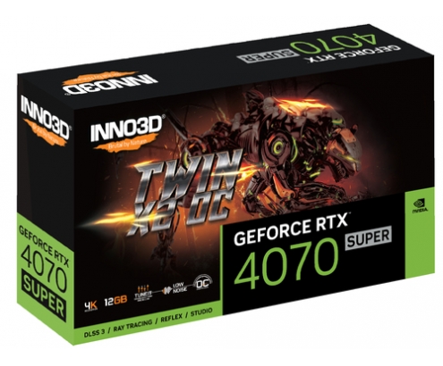 Inno3D GEFORCE RTX 4070 SUPER TWIN X2 OC NVIDIA 12 GB GDDR6X