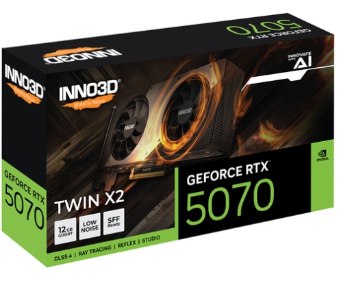 INNO3D GeForce RTX 5070 TWIN X2 NVIDIA 12 GB GDDR7