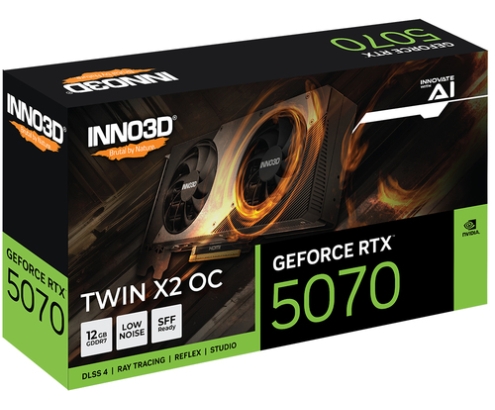 Inno3D GeForce RTX 5070 TWIN X2 OC NVIDIA 12 GB GDDR7