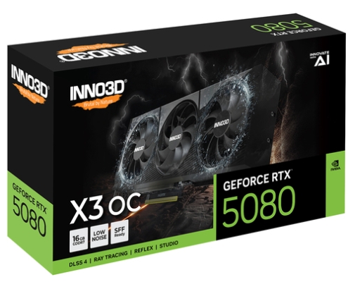 INNO3D GeForce RTX 5080 X3 OS NVIDIA 16 GB GDDR7