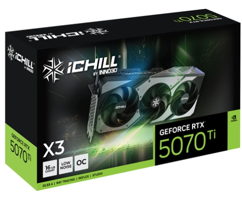 INNO3D iChill GeForce RTX 5070 Ti X3 NVIDIA 16 GB GDDR7