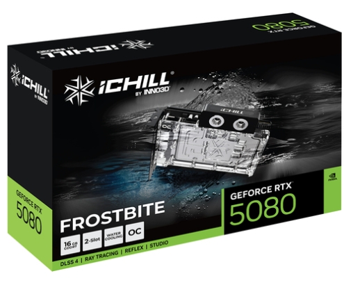 INNO3D iChill GeForce RTX 5080 FROSTBITE NVIDIA 16 GB GDDR7