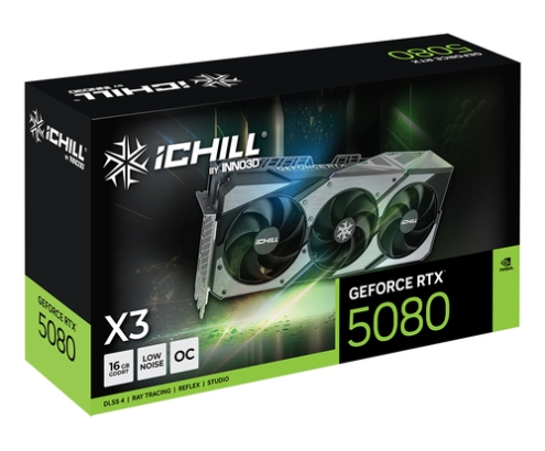 INNO3D iChill GeForce RTX 5080 X3 V2 NVIDIA 16 GB GDDR7