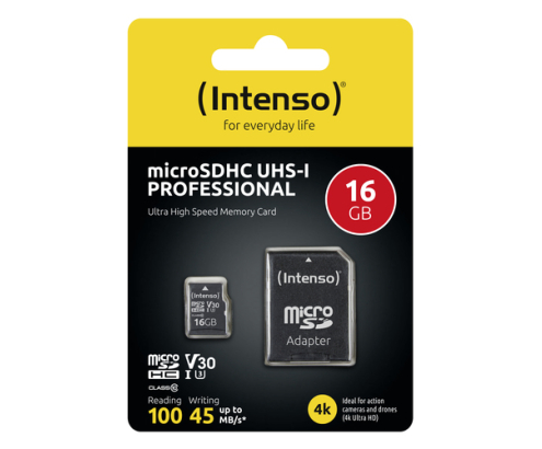 Intenso 3433470 memoria flash 16 GB MicroSDHC UHS-I Clase 10