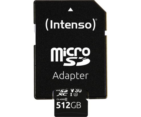 Intenso 3433493 memoria flash 512 GB MicroSDXC UHS-I Clase 10