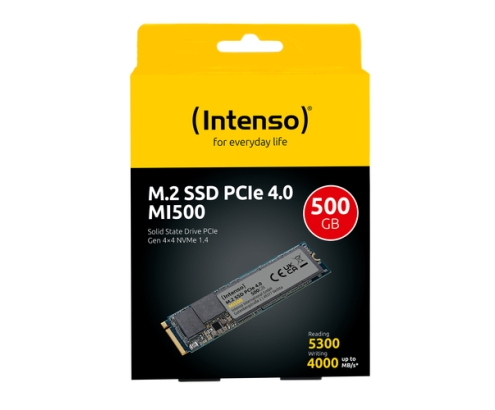 Intenso 3836450 unidad de estado sólido M.2 500 GB PCI Express 4.0 NVMe