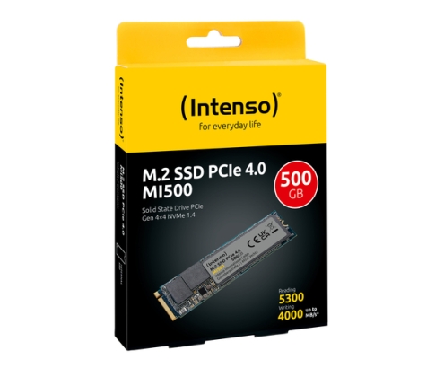 Intenso 3836450 unidad de estado sólido M.2 500 GB PCI Express 4.0 NVMe