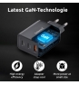 Intenso 7806510 adaptador e inversor de corriente Interior 65 W Negro
