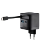Intenso 7806520 adaptador e inversor de corriente Interior 65 W Negro