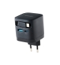 Intenso 7806520 adaptador e inversor de corriente Interior 65 W Negro