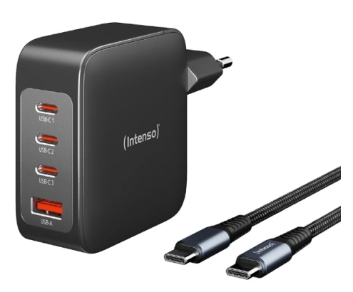 Intenso 7814010 adaptador e inversor de corriente Interior 140 W Negro