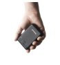 Intenso B10000 – Power bank de 10.000 mAh, batería externa portátil, USB-C y 2× USB-A, indicador LED, probada en Alemania, negra