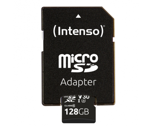 Intenso microSDXC 128GB Class 10 UHS-I Professional - Extended Capacity SD (MicroSDHC) Clase 10