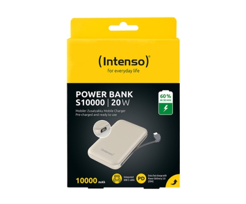 Intenso S10000 Polímero de litio 10000 mAh Beige