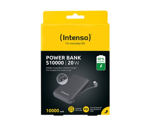 Intenso S10000 Polímero de litio 10000 mAh Gris