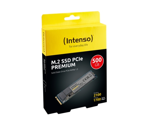 Intenso SSD 500GB Premium M.2 PCIe PCI Express 3.0 NVMe