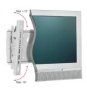 ITB AMOMBMONOPLS soporte para TV Plata