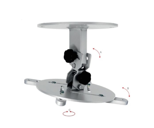 ITB OM26080 montaje para projector Techo Plata