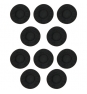 Jabra Biz 2300 Espuma Negro 10 pieza(s)