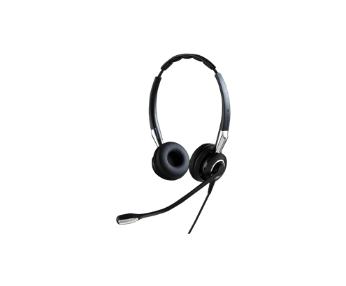 Jabra Biz 2400 II QD Duo NC Auriculares Diadema Negro, Plata