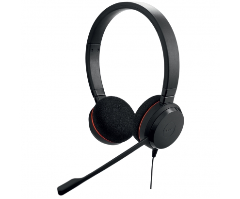 Jabra Evolve 20 Auriculares Alámbrico Diadema Oficina/Centro de llamadas USB tipo A Negro