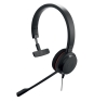 Jabra Evolve 20 Auriculares Alámbrico Diadema Oficina/Centro de llamadas USB Type-C / USB Type-A Negro