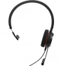Jabra Evolve 20SE MS mono auriculares diadema Conector de 3,5 mm Negro